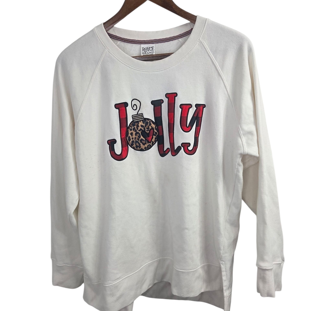 White Jolly Sweatshirt